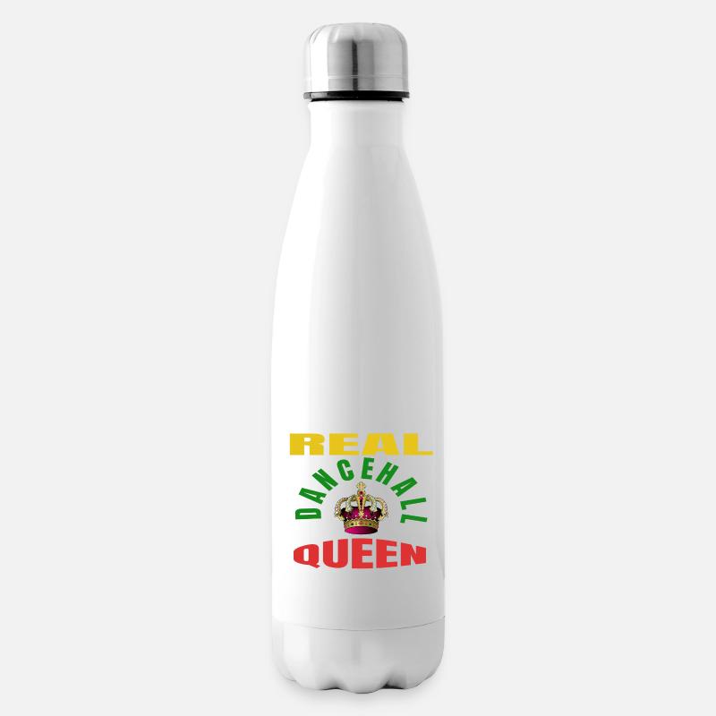 real dancehall queen - Insulated Water Bottle - white