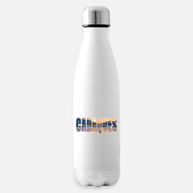 Cadaques Costa Brava - Isolierflasche - Weiß