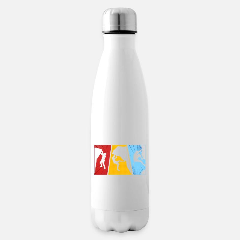 Vintage Bouldern - Isolierflasche - Weiß