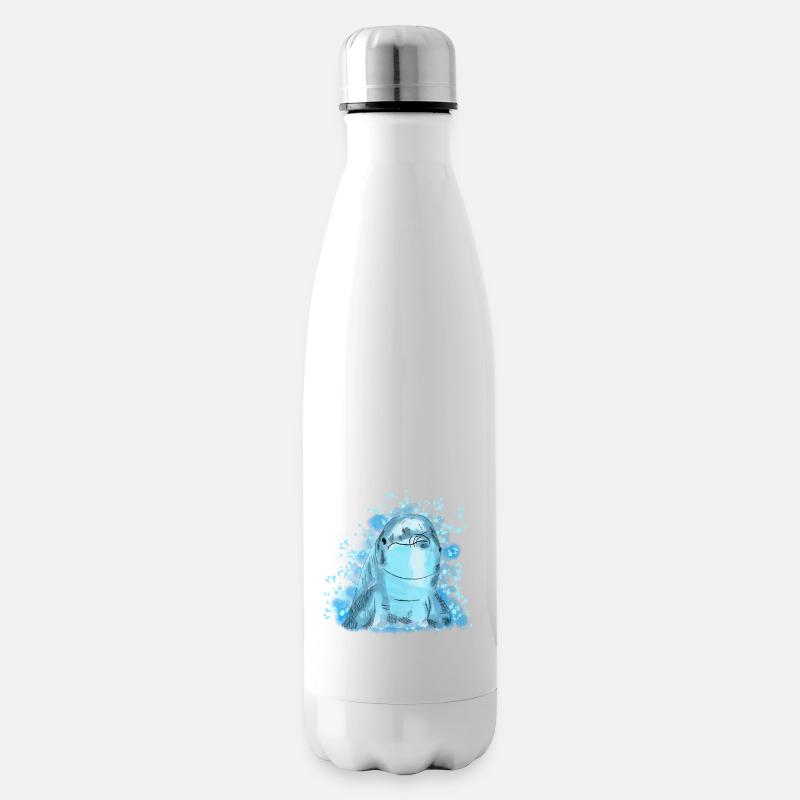 Dauphin - Bouteille isotherme - blanc