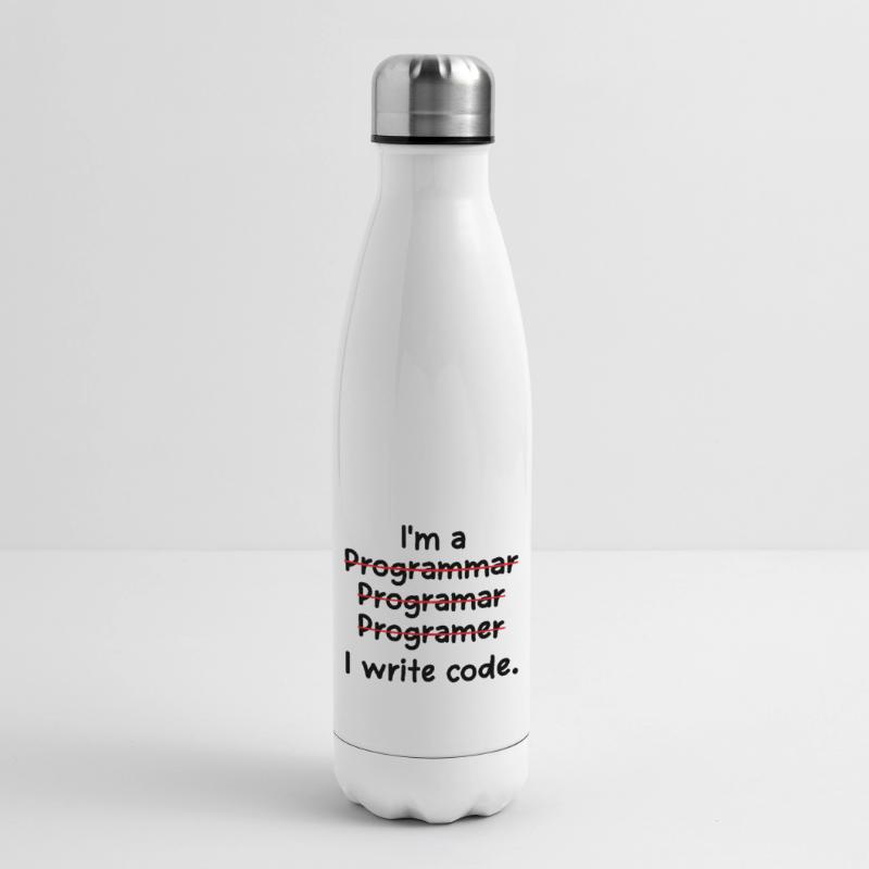 I'm A Programmer I Write Code Computer Scientist A Isolierflasche