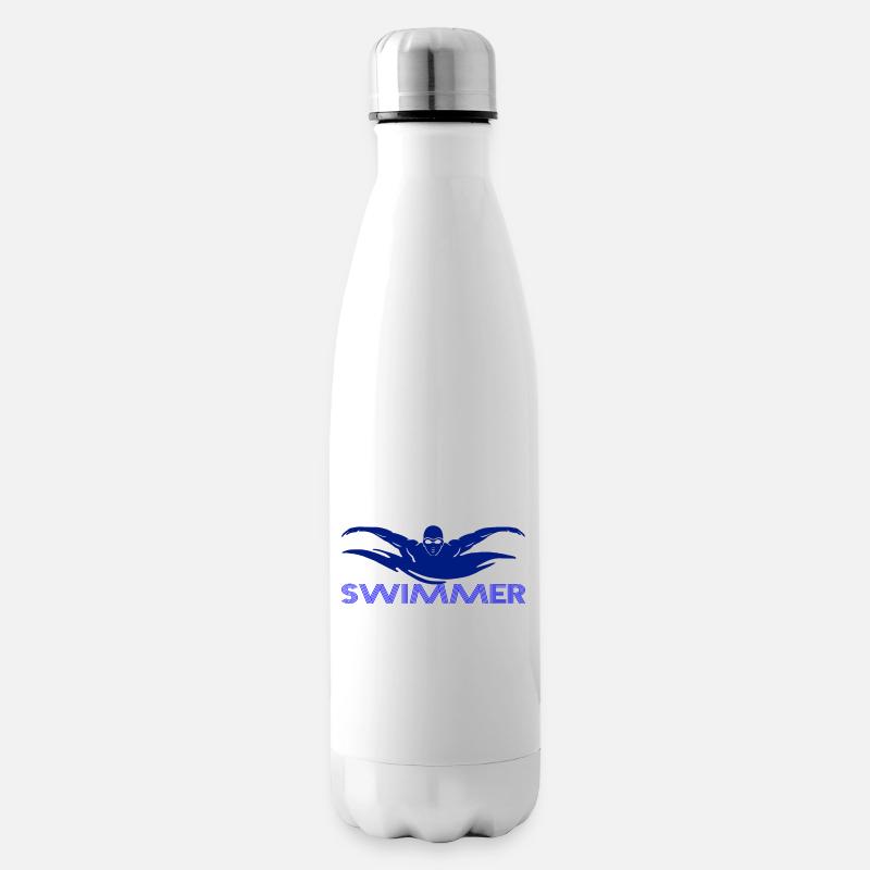 Nageur - Bouteille isotherme - blanc