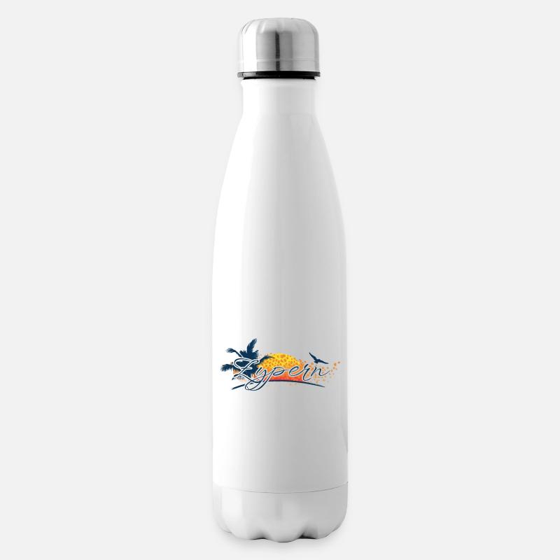 Chypre 2025 - Paphos - Ayia Napa - Bouteille isotherme - blanc