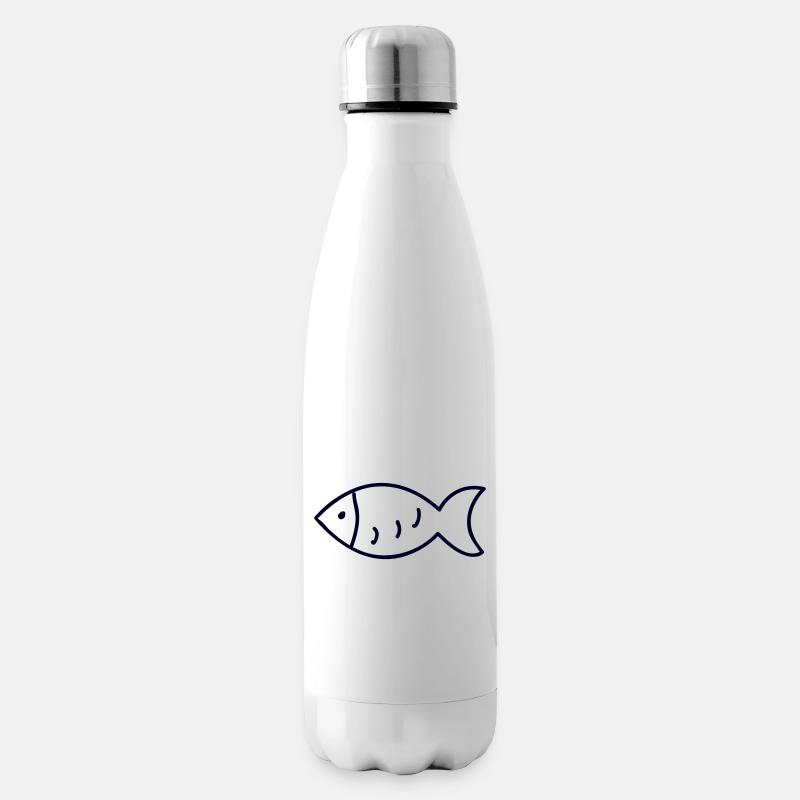 Pêcheurs Pêche Poisson - Bouteille isotherme - blanc