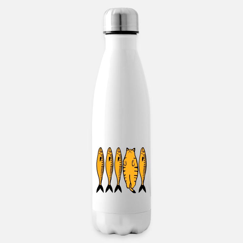 Golden Cat & Co. - Isolierflasche - Weiß