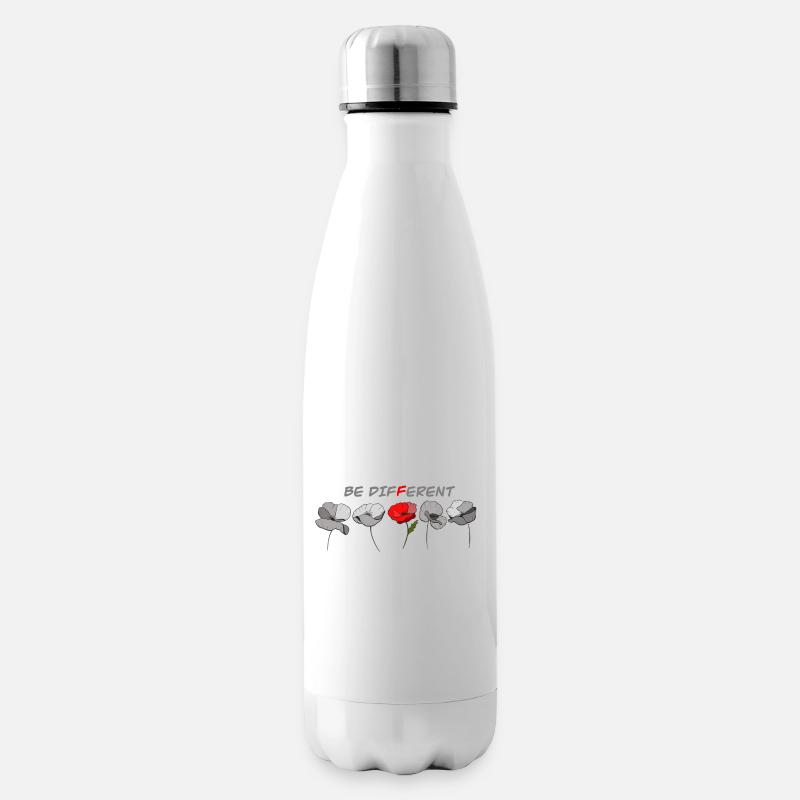 Be different - Bouteille isotherme - blanc