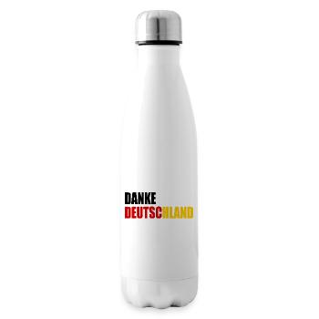 Merci allemagne - Bouteille isotherme - blanc - Droite
