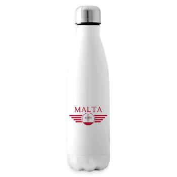Ich liebe Malta, Eleganz Stil Design T-Shirt - Isolierflasche - Weiß - Rechts