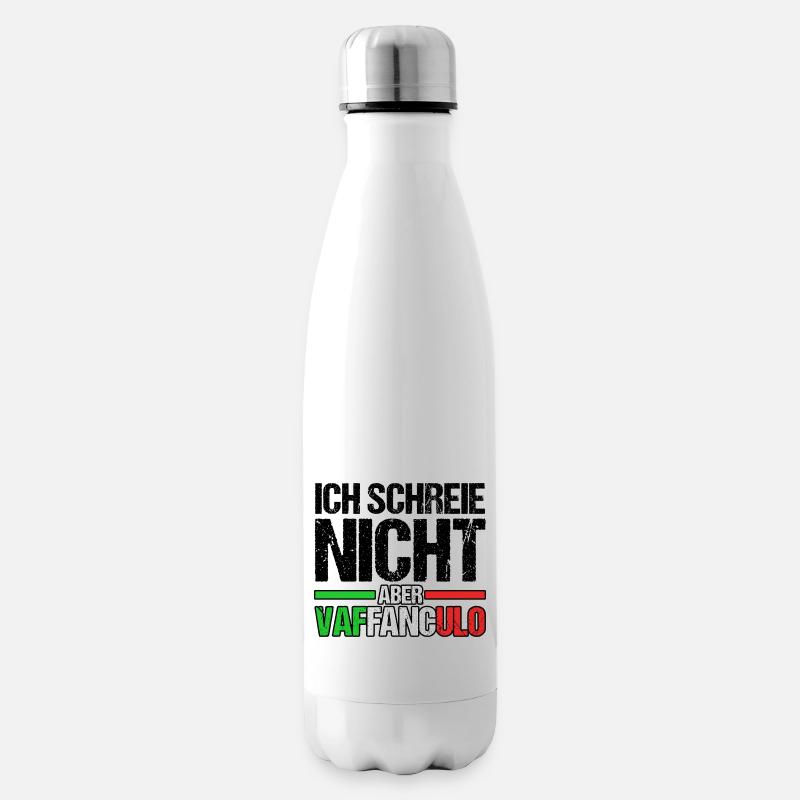 Italien Italiener Vaffanculo - Isolierflasche - Weiß