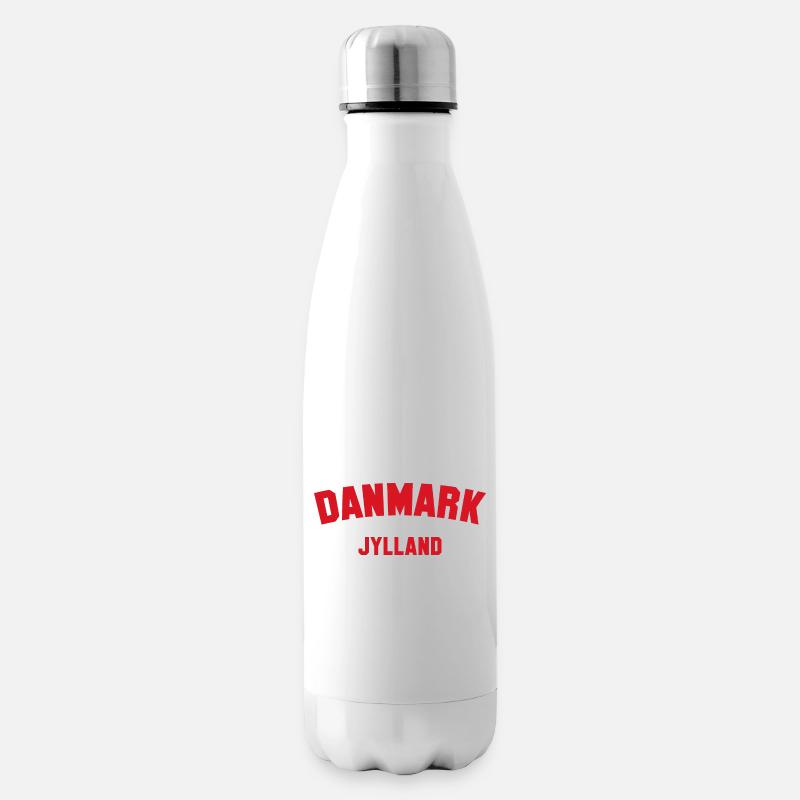 JYLLAND Denmark Dänemark - Isolierflasche - Weiß