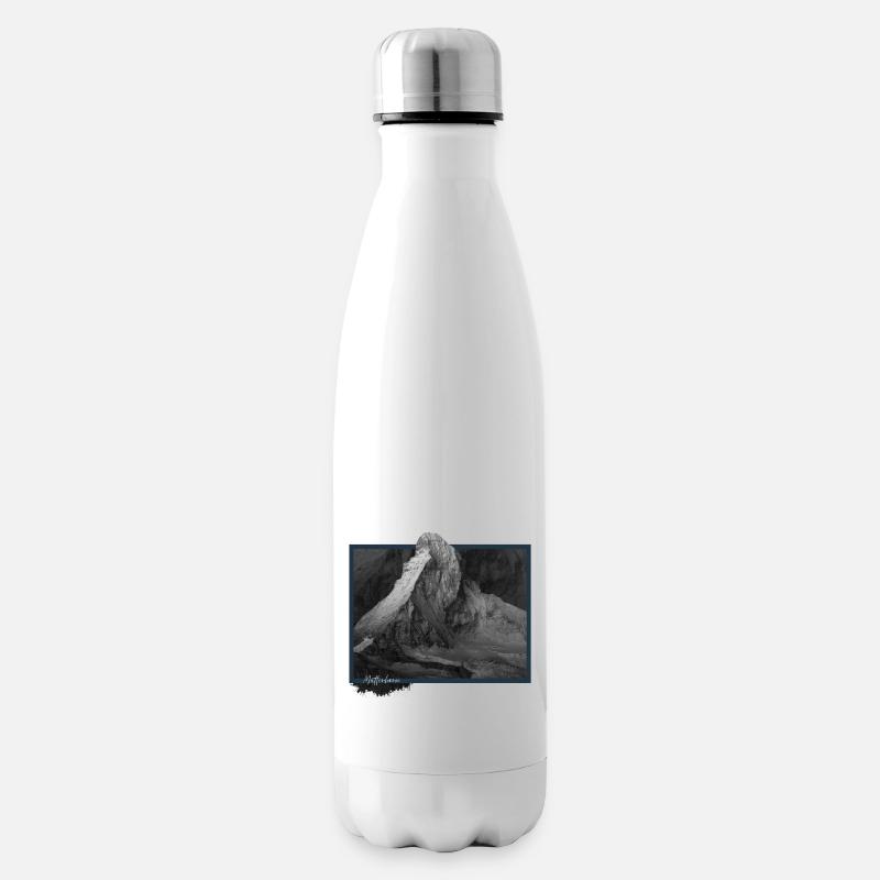 Cervino - Matterhorn - Isolierflasche - Weiß