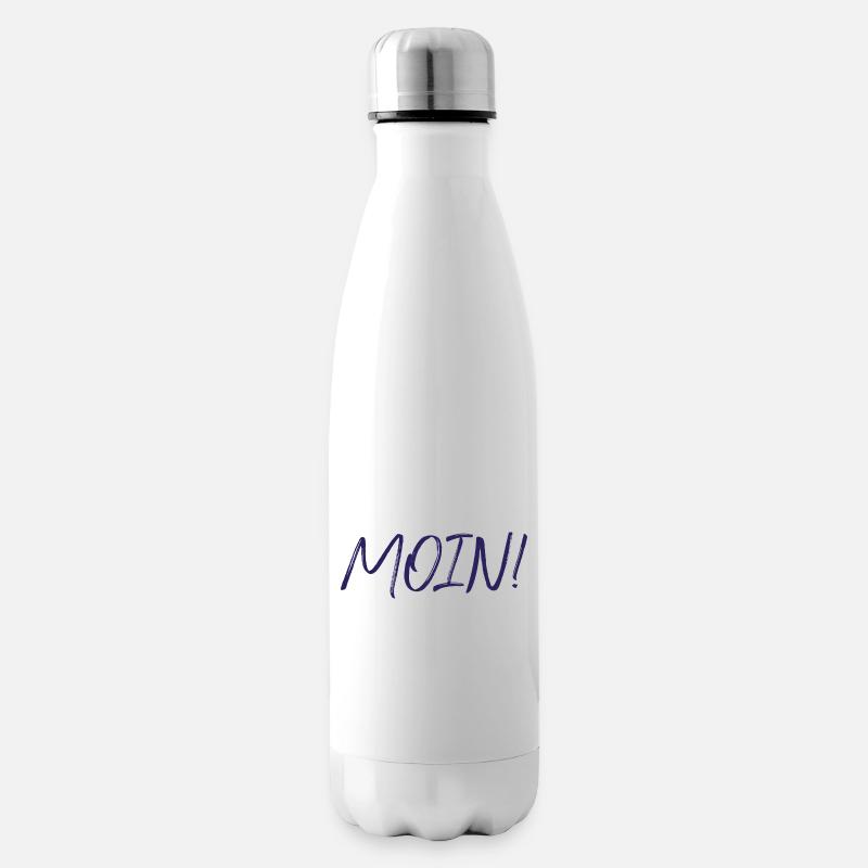 MOIN, navy - Isolierflasche - Weiß