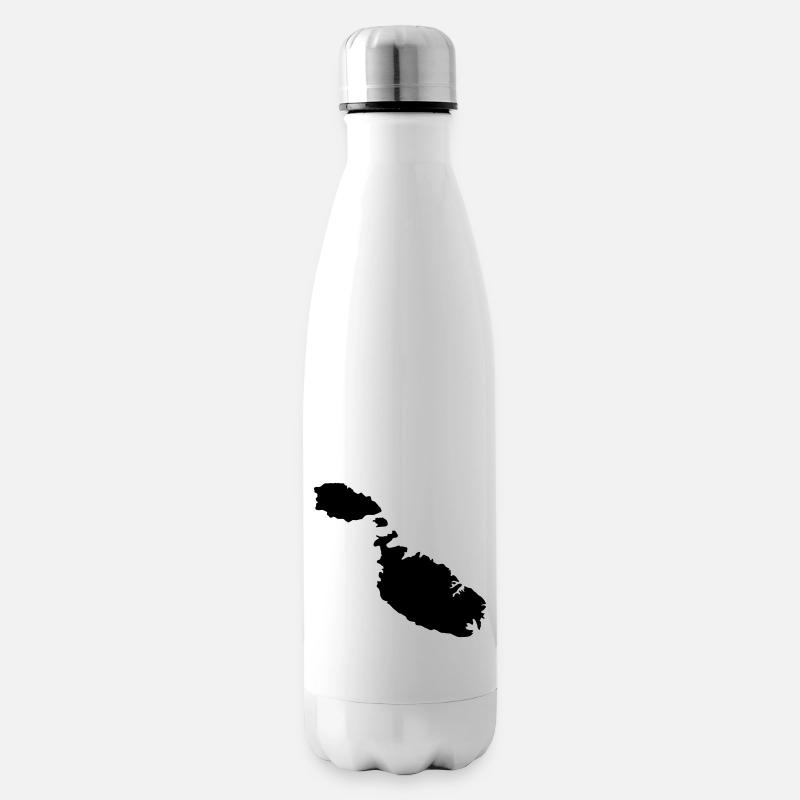 Malte - Bouteille isotherme - blanc