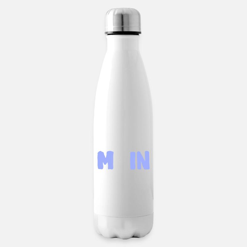 Moin mit die Möwe - Isolierflasche - Weiß