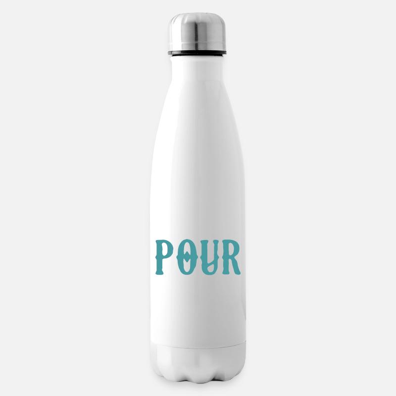 Pipo - Insulated Water Bottle - white