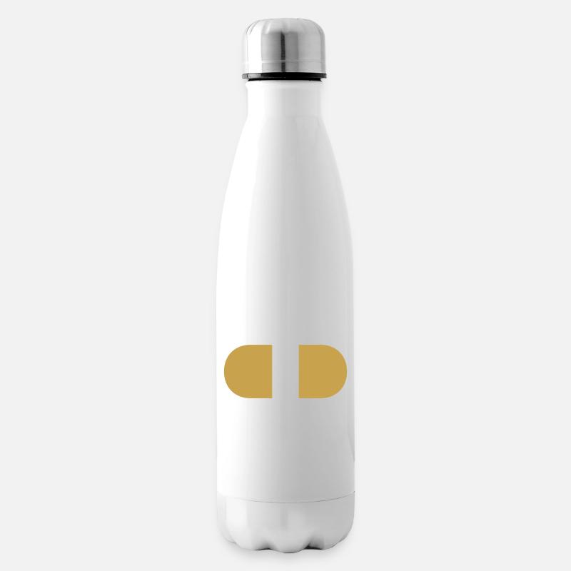 controller-split-gold - Isolierflasche - Weiß