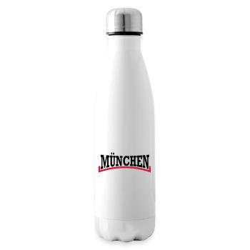 Munich * two-tone - Insulated Water Bottle - white - Right