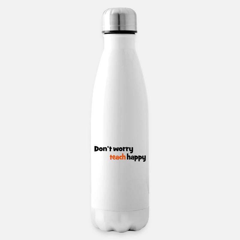 Lehrer - Isolierflasche - Weiß