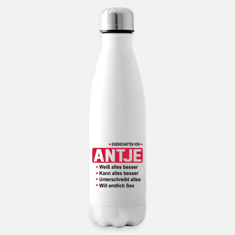 antje - Isolierflasche - Weiß