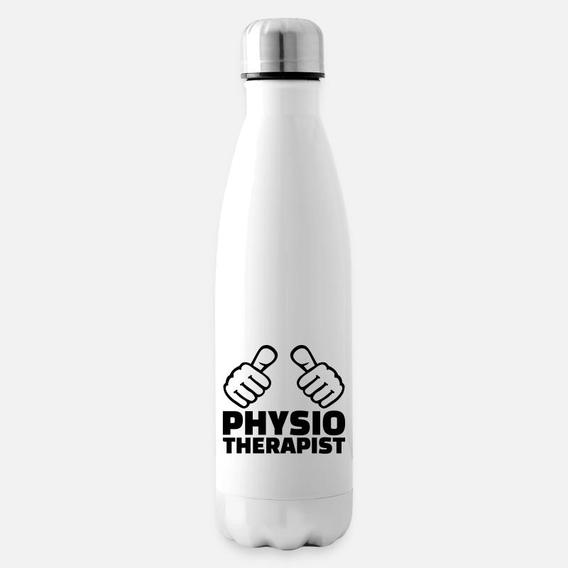 Physiotherapeut - Isolierflasche - Weiß