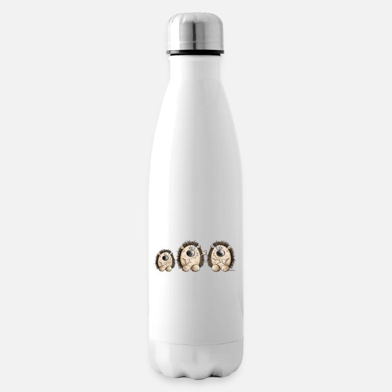 Famille de Hérisson. - Bouteille isotherme - blanc
