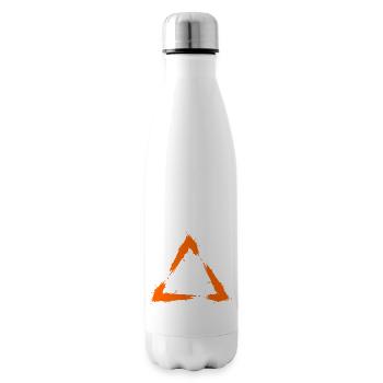 Icône de géométrie triangle - Bouteille isotherme - blanc - Droite