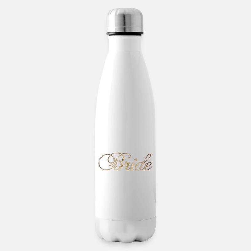 Mariée dorée - Bouteille isotherme - blanc