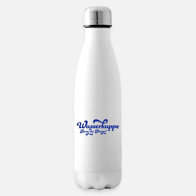 Wasserkuppe: Berg der Flieger - Isolierflasche - Weiß