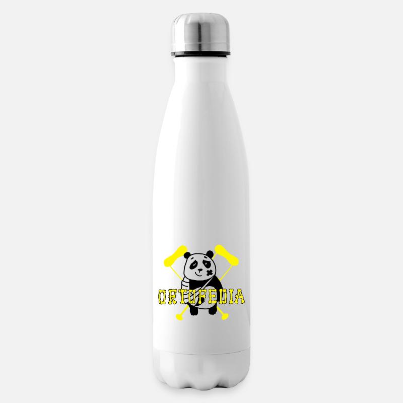 Panda Orthopädie - Isolierflasche - Weiß