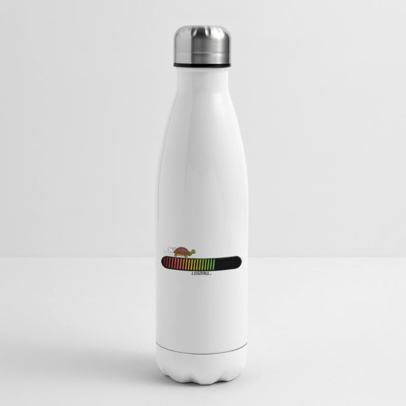 turtle bar loading loading progress drawing Insulated Water Bottle