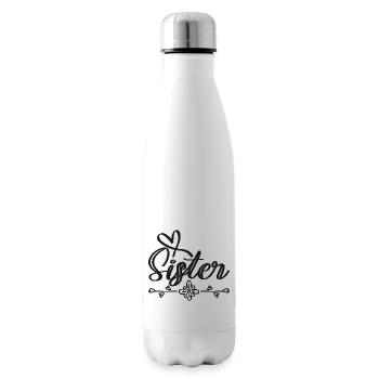 Tolle Schwester - Isolierflasche - Weiß - Rechts