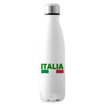 Italie - Bouteille isotherme - blanc - Droite