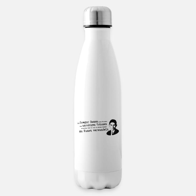 Franz Kafka-Beuys | Verwandlung Gregor Samsa Kunst - Isolierflasche - Weiß
