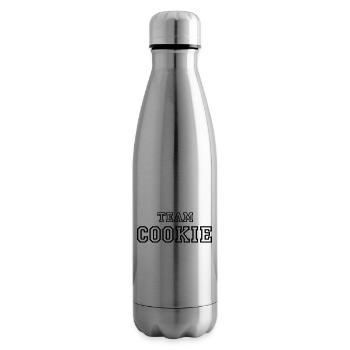 TEAM COOKIE Hundename Hündin TeamTrikot - Isolierflasche - Lightsilver - Rechts