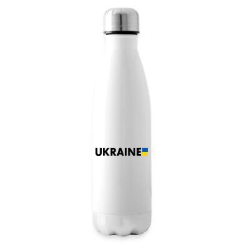 Ukraine - Isolierflasche - Weiß - Rechts