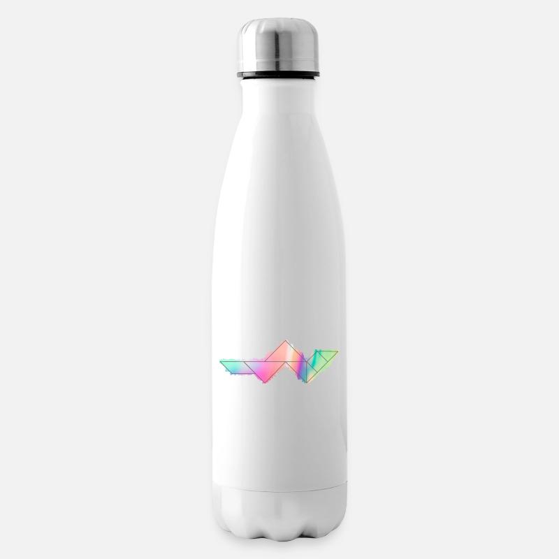 Tangram Worm Neon Edition n° 1 - Bouteille isotherme - blanc