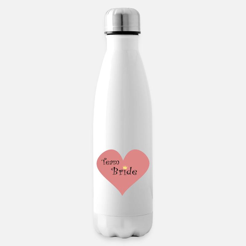team bride - Isolierflasche - Weiß