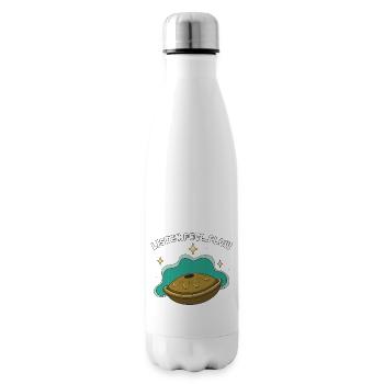 Handpan Dicton Instrument de percussion Cadeau - Bouteille isotherme - blanc - Droite