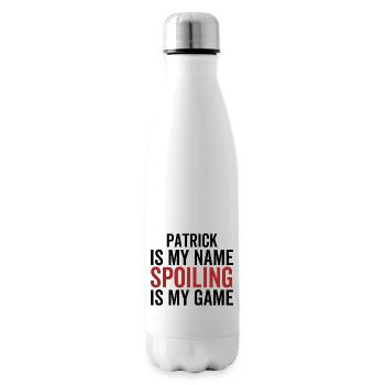 Patrick ist mein Name Spoiling ist mein Spiel - Isolierflasche - Weiß - Rechts