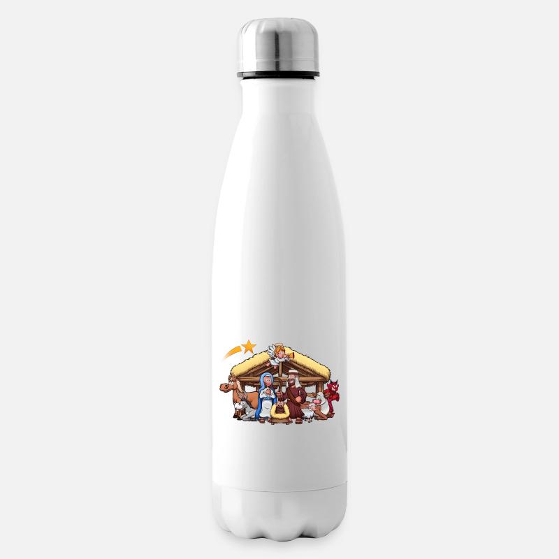 Krippe - Isolierflasche - Weiß