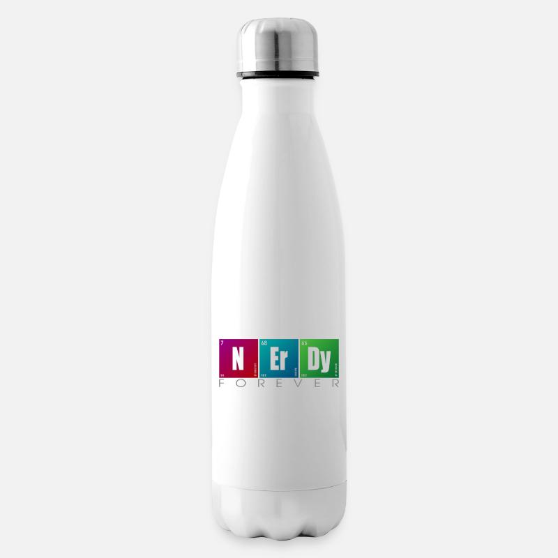 NERDY forever - NERDY Elements - Bouteille isotherme - blanc