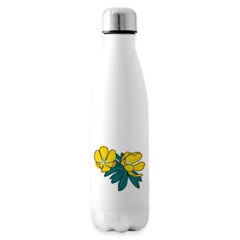 Aconit d’hiver - Bouteille isotherme - blanc - Droite