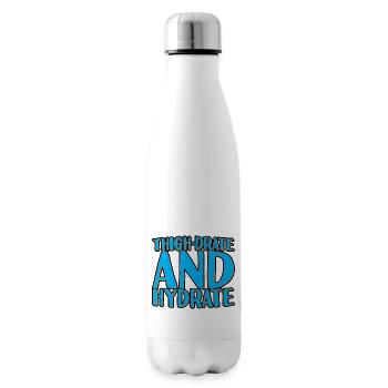 Thigh-Drate And Hydrate 2 - Insulated Water Bottle - white - Right