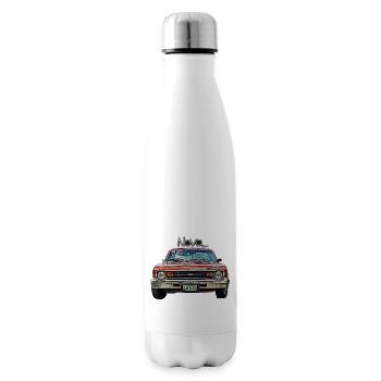 vieille voiture auto USA - Bouteille isotherme - blanc - Droite