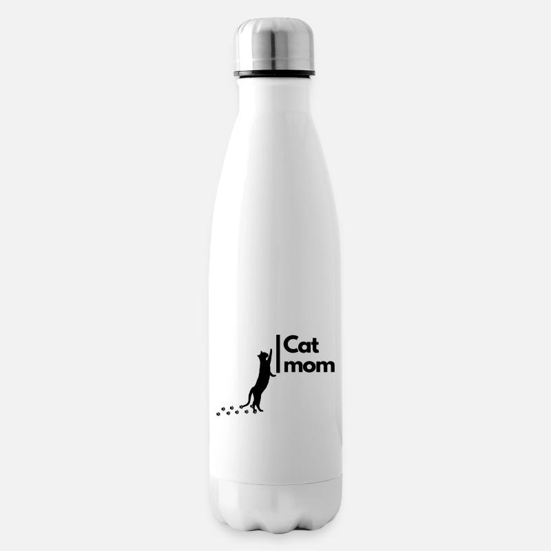 CAT mom cut - Isolierflasche - Weiß