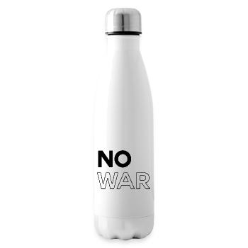No War - Insulated Water Bottle - white - Right