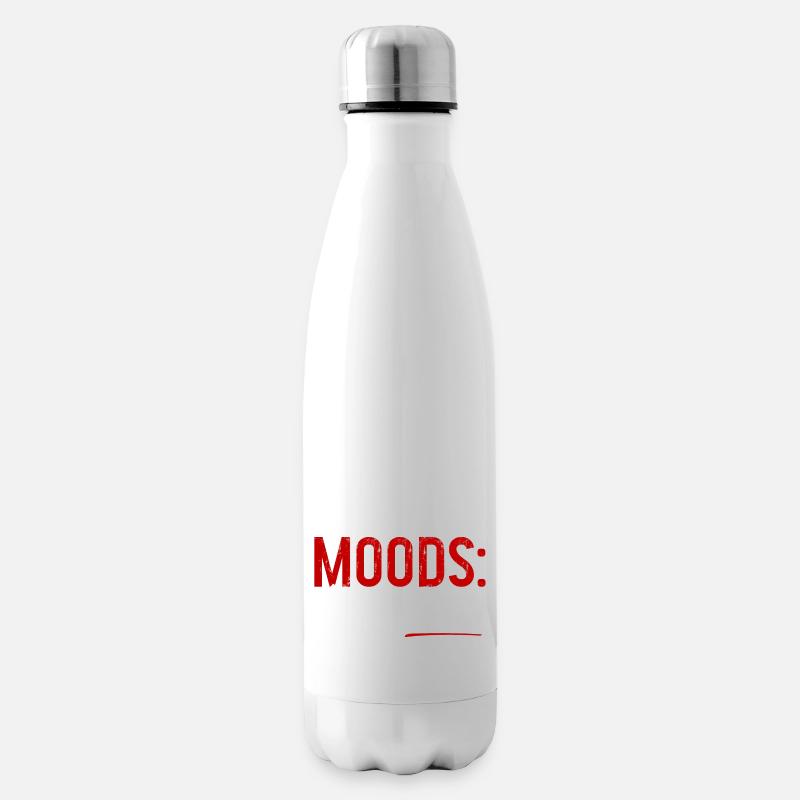 My Two Moods 1 Hello 2 I'll Cut You 3 - Isolierflasche - Weiß