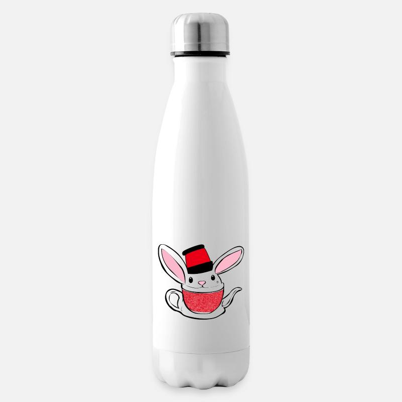 Rabbit cup - Insulated Water Bottle - white