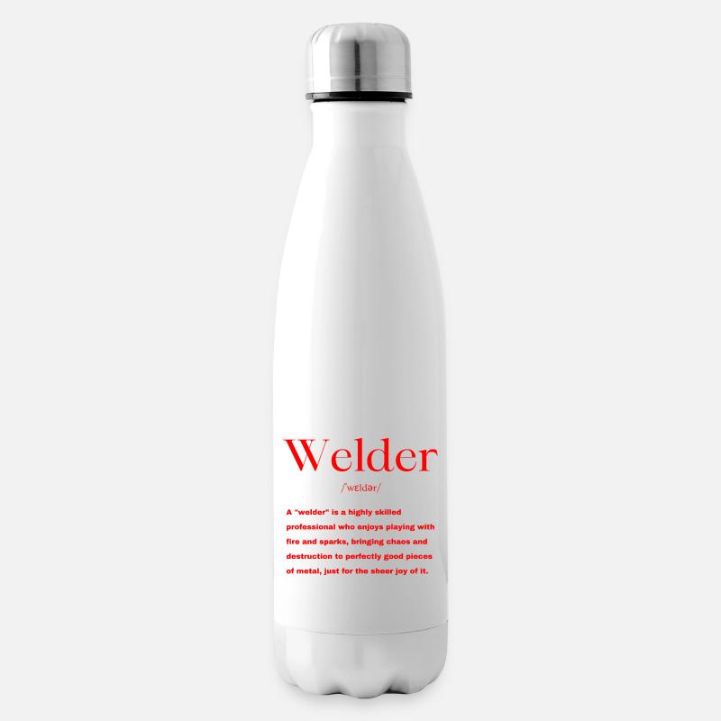 Schweißer - Isolierflasche - Weiß