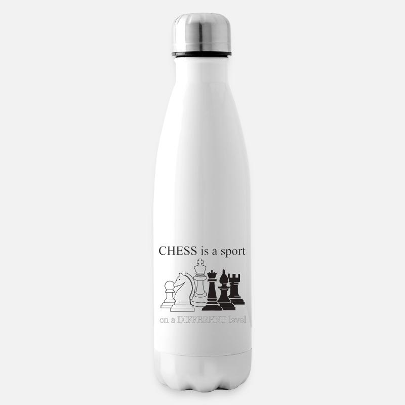 SCHACH IST EIN ANDERES NIVEAU - Isolierflasche - Weiß